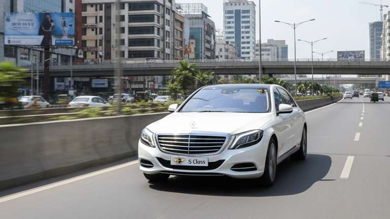 Mercedes S Class Rental in Ahmedabad